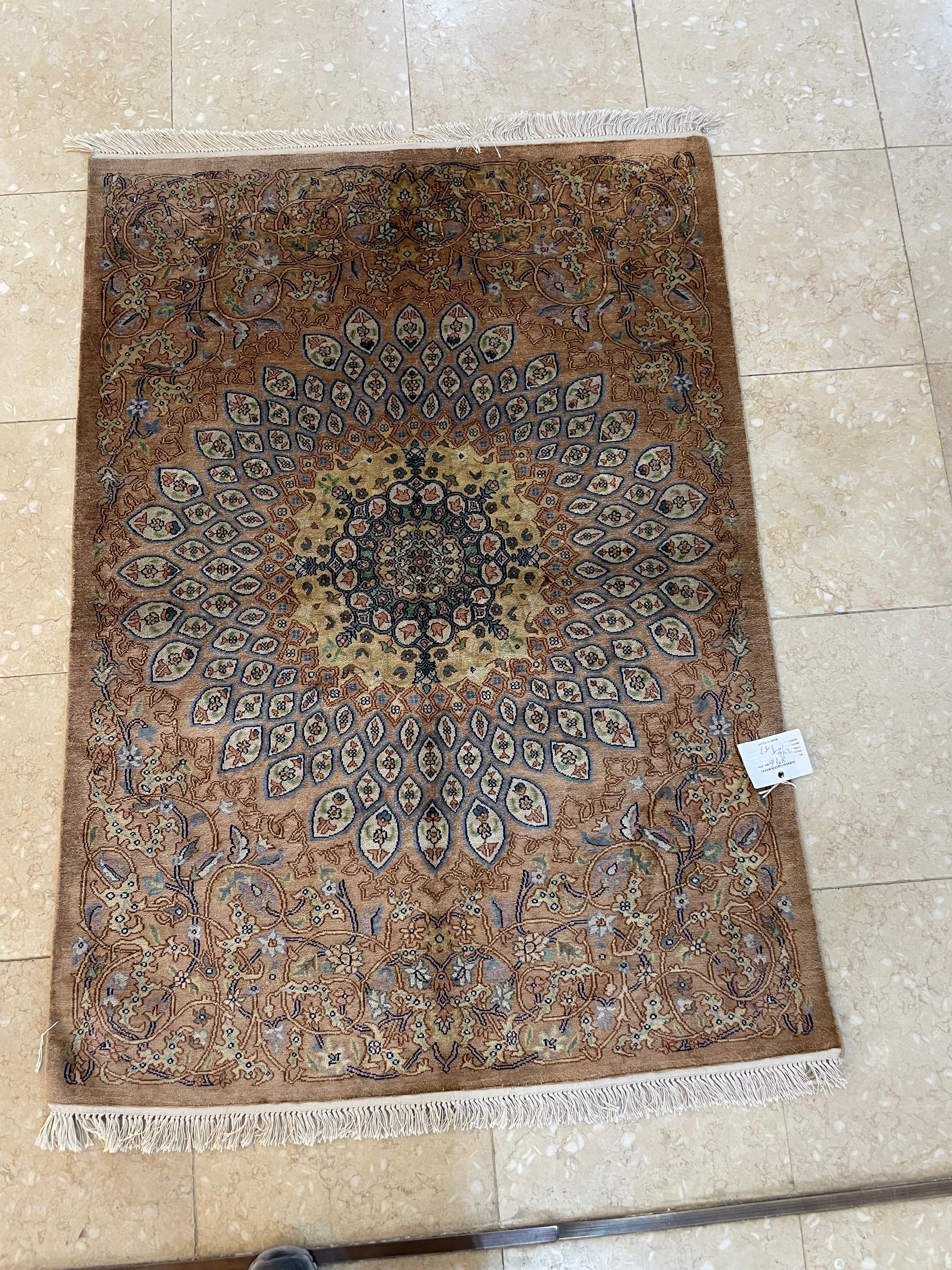 Beautiful Hand Woven Silk Carpet