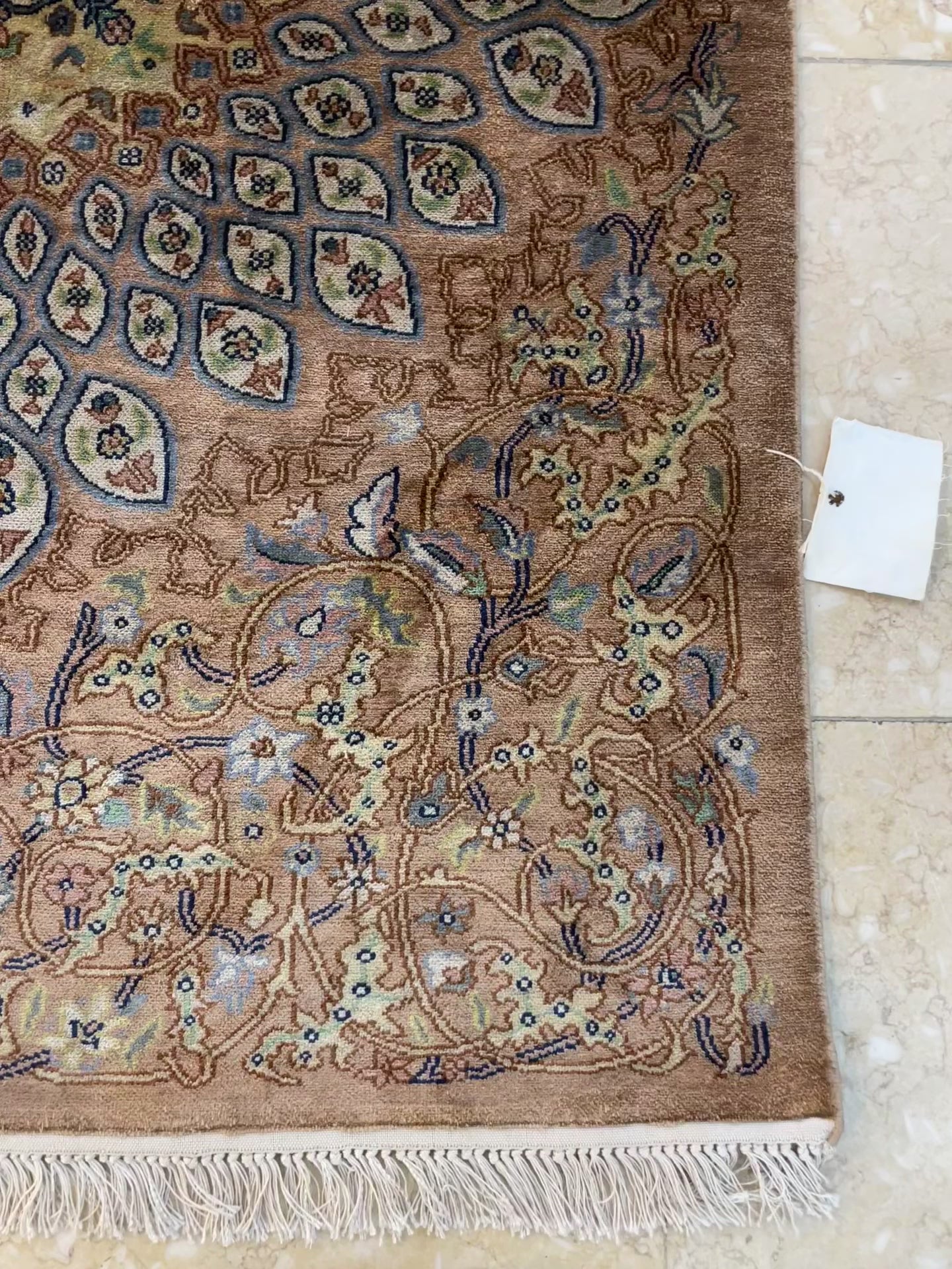 Beautiful Hand Woven Silk Carpet